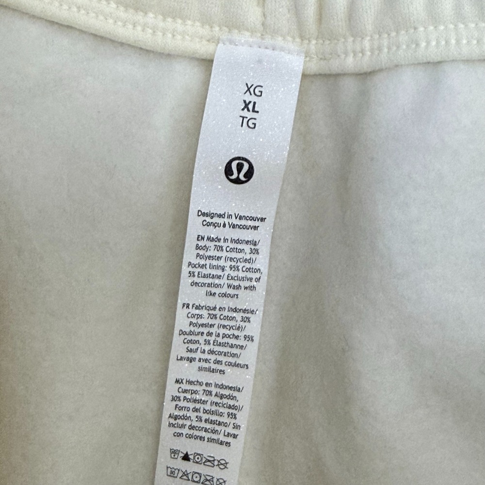 NWT Lululemon Steady State SuperLoft MR Short 3.5 Bone White XL LW7DWIS - Picture 4 of 9